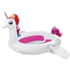 Zwemmen En Waterspeelgoed>Alert Opblaaseiland Eenhoorn 310X270X175 Cm