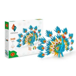 Knutselen></noscript>Selecta Origami 3D Peacock 549 Stukjes