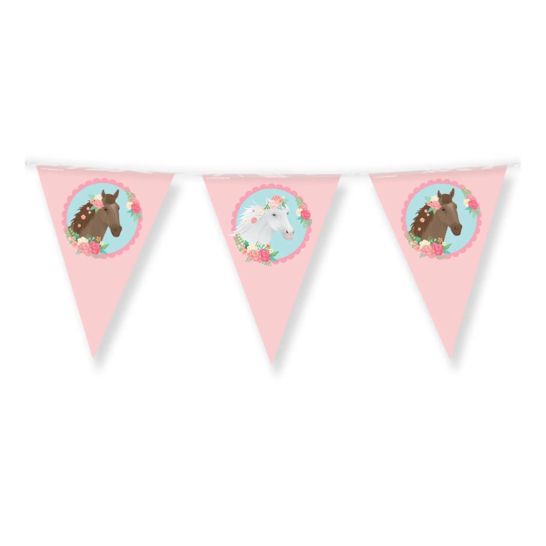 Feestartikelen> Paarden Vlaggen Folie