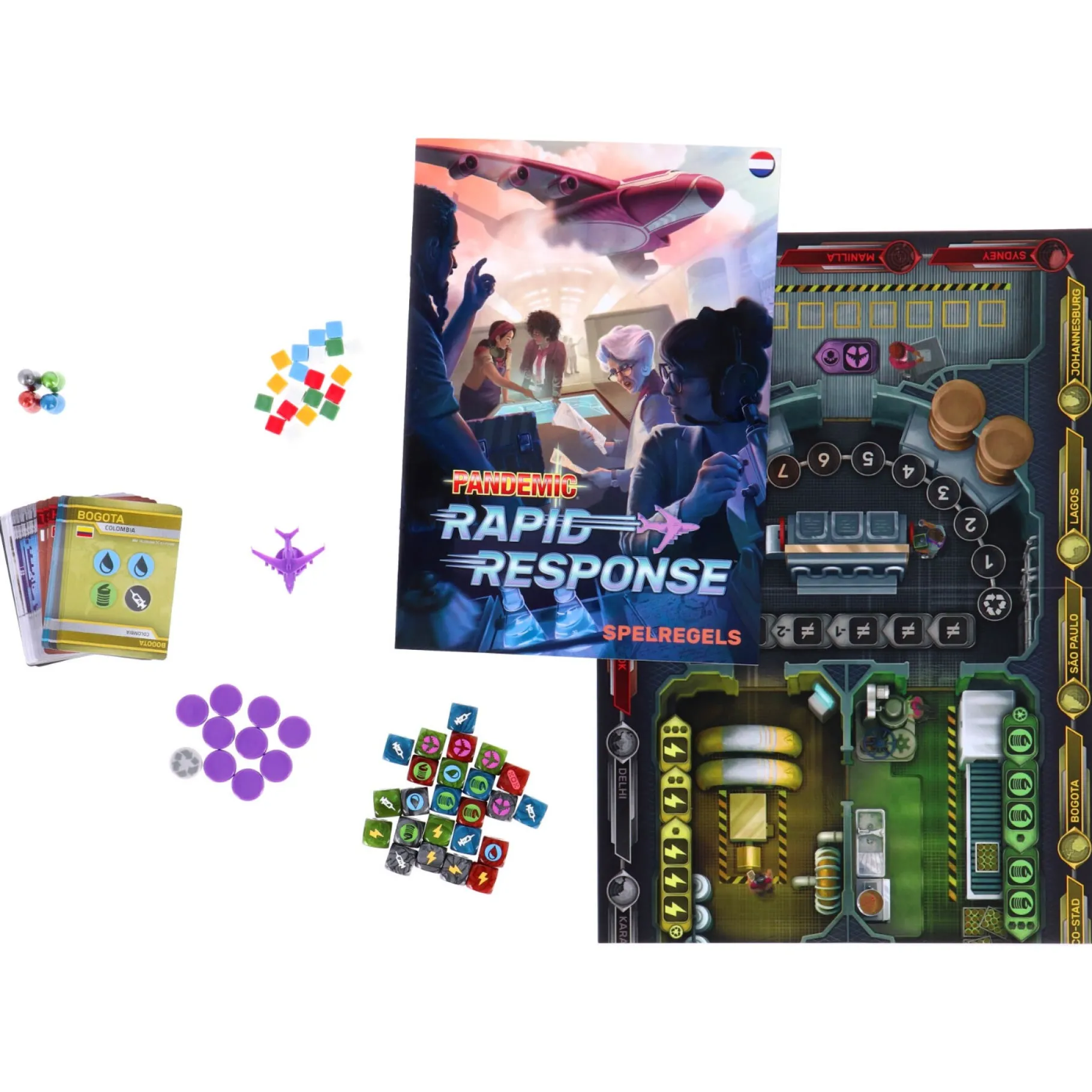 Bordspellen>Asmodee Pandemic Rapid Response - Bordspel