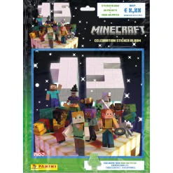 Trading Cards|Jongens> Panini Minecraft 3 Sticker Starter Pack