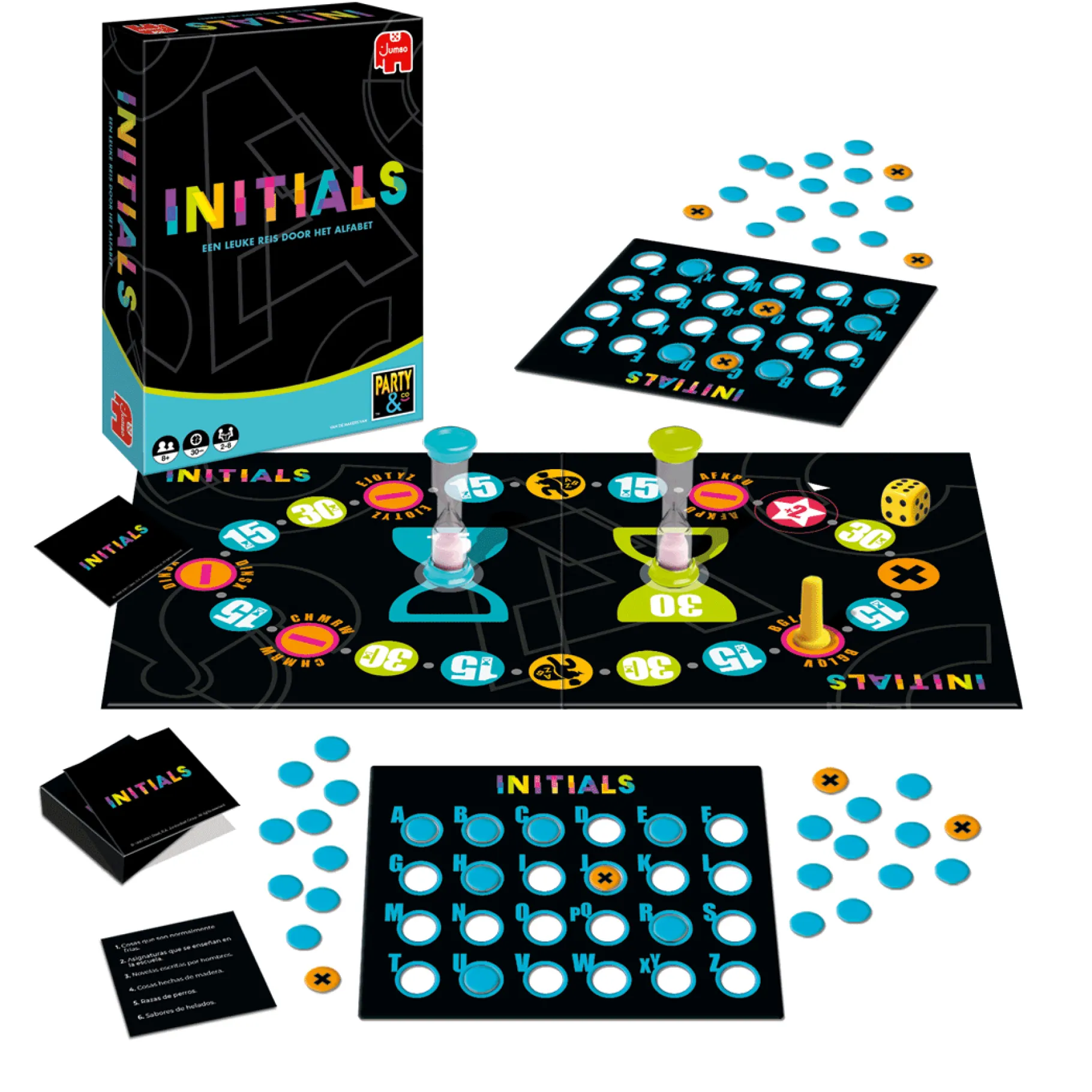 Familiespellen>Jumbo Party & Co Initials - gezelschapsspel