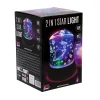 Disco> Party Time LED 2 in 1 starlight met zwarte voet