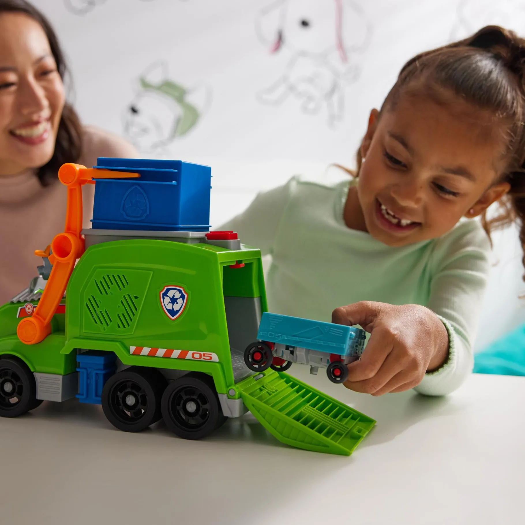 Meisjes|Speelfiguren>Spinmaster PAW Patrol - Rocky's Recycling Truck