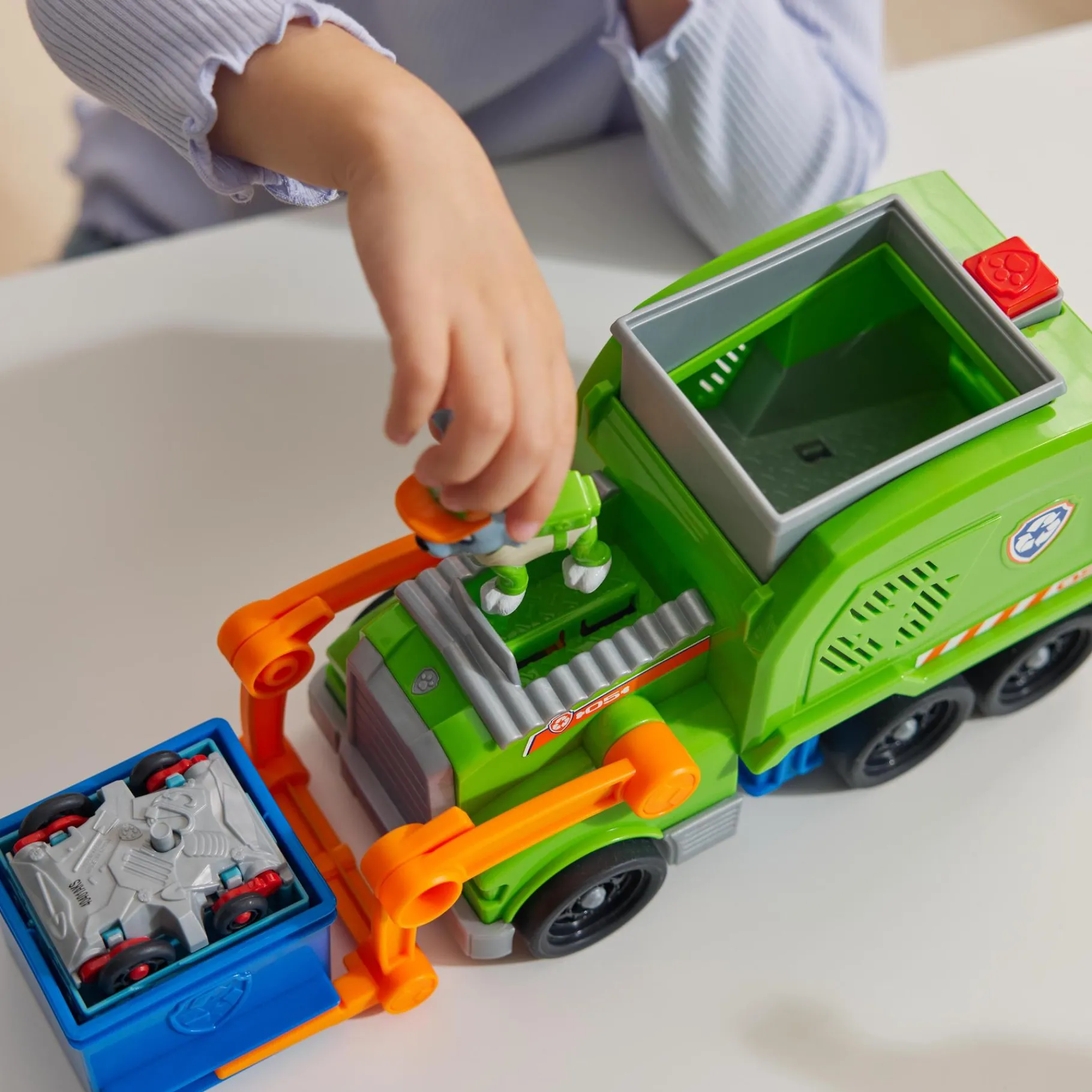 Meisjes|Speelfiguren>Spinmaster PAW Patrol - Rocky's Recycling Truck