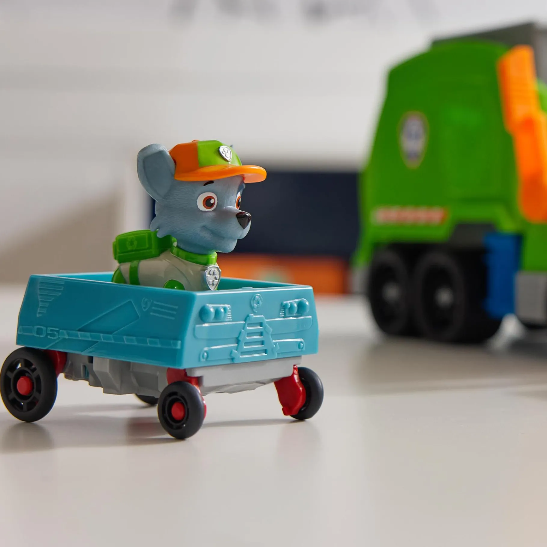 Meisjes|Speelfiguren>Spinmaster PAW Patrol - Rocky's Recycling Truck