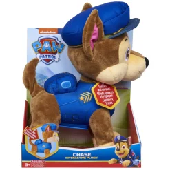 Dieren Knuffels En Pluche>Spinmaster Paw Patrol Interactief pluche Chase Knuffel