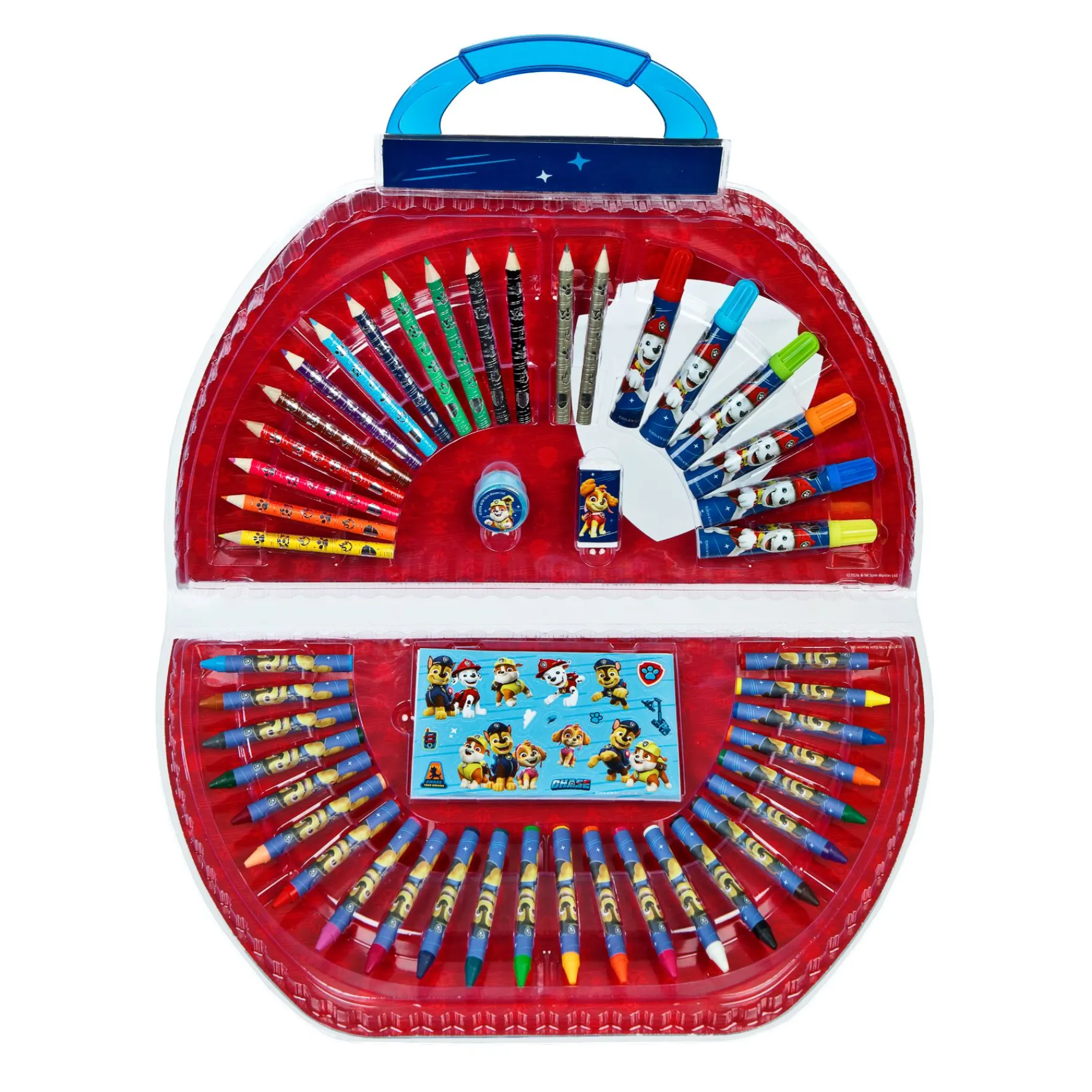 Tekenen / Kleuren> Paw Patrol Kleurkoffer 51-delig