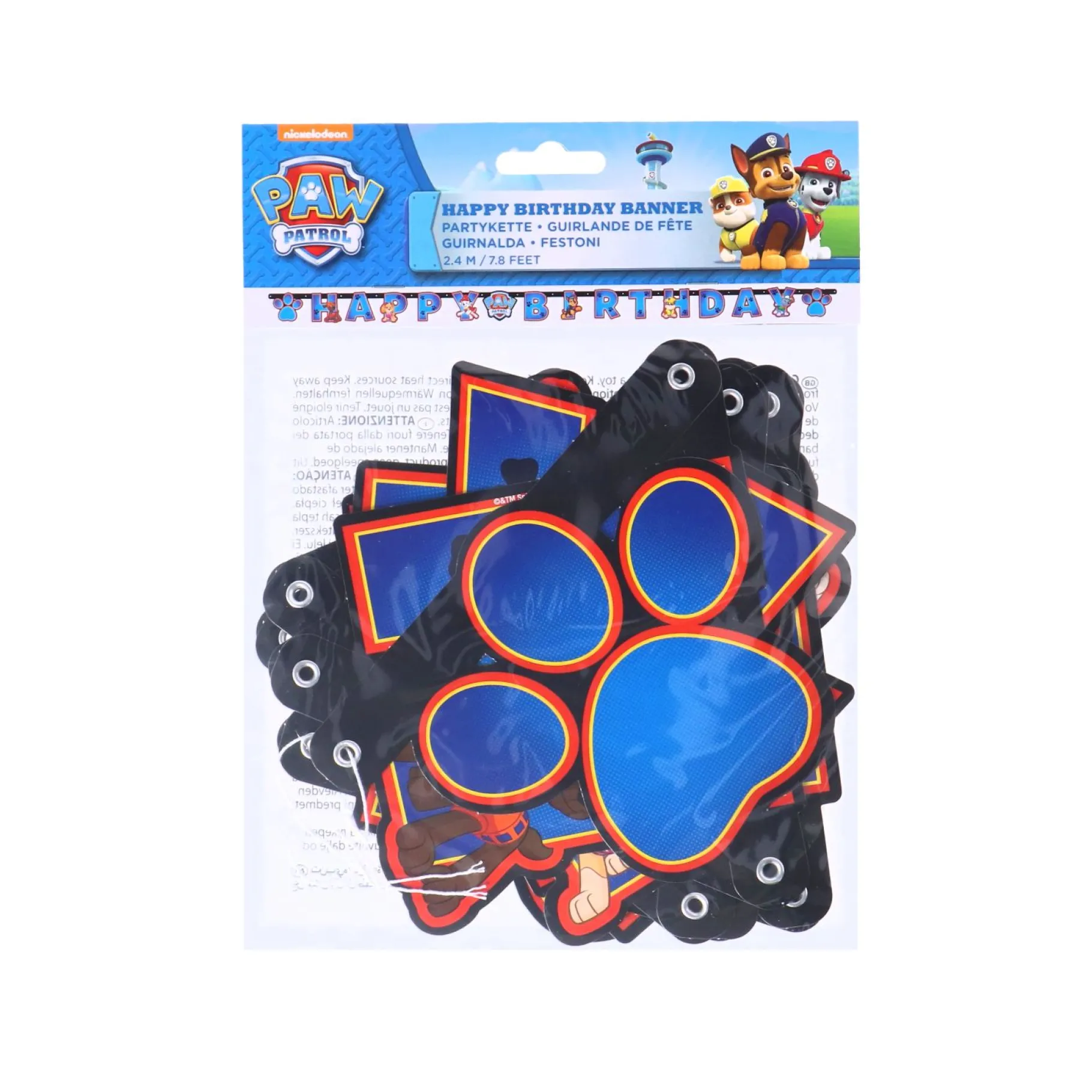Feestartikelen> Paw Patrol Letterslinger 2,4m