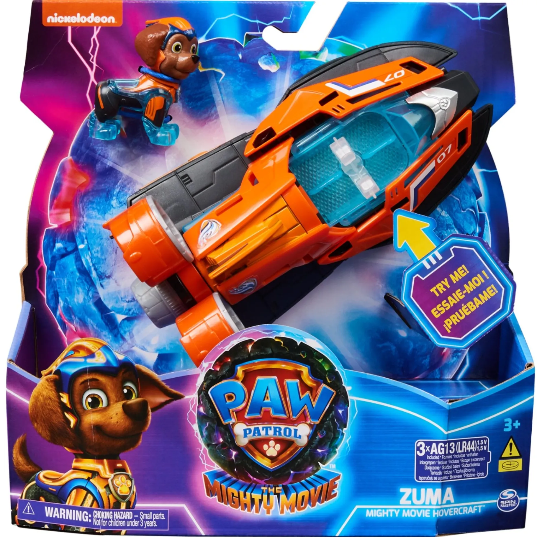 Voertuigen|Speelsets>Spinmaster Paw Patrol Mighty Movie Vehicles Zuma