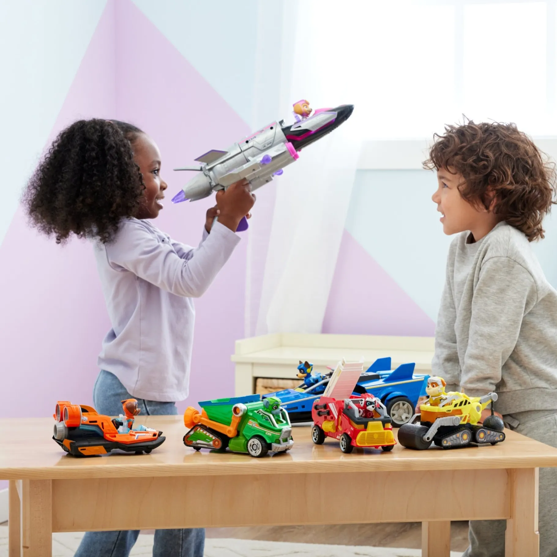 Voertuigen|Speelsets>Spinmaster Paw Patrol Mighty Movie Vehicles Zuma