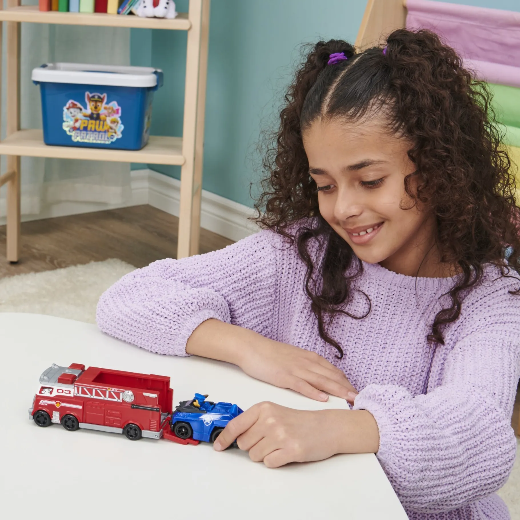 Voertuigen|Jongens>Spinmaster Paw Patrol True Metal Firetruck Team Vehicle