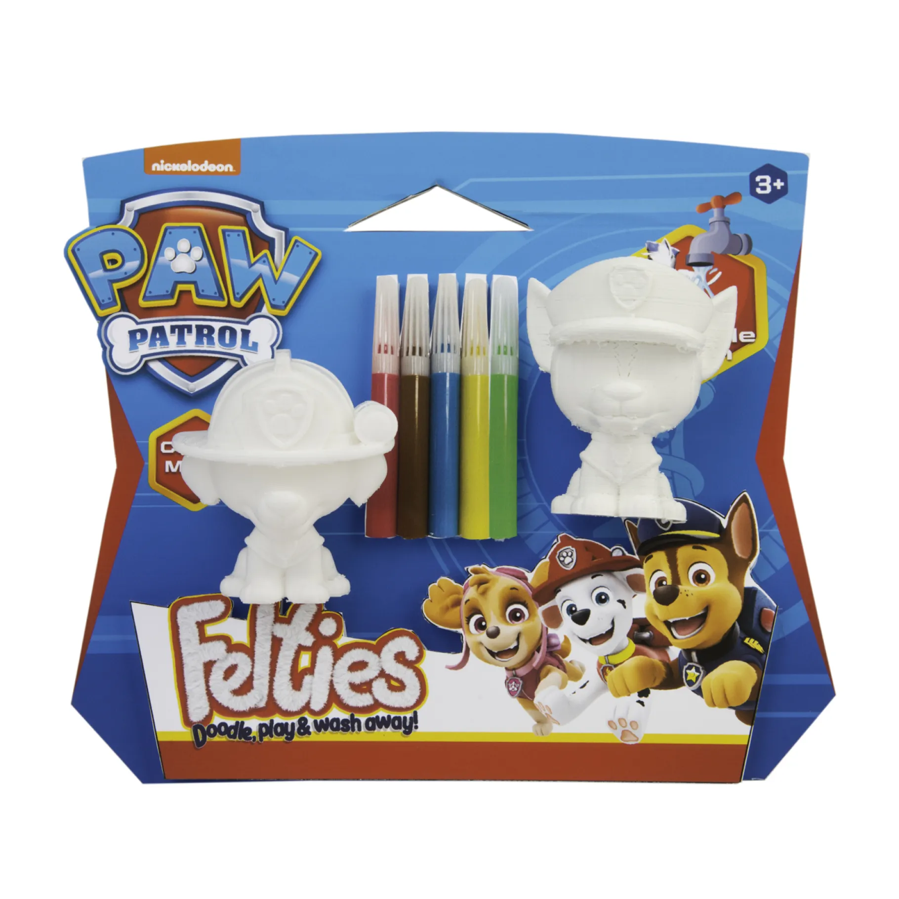 Tekenen / Kleuren> Paw Patrol Twin Pack Felties
