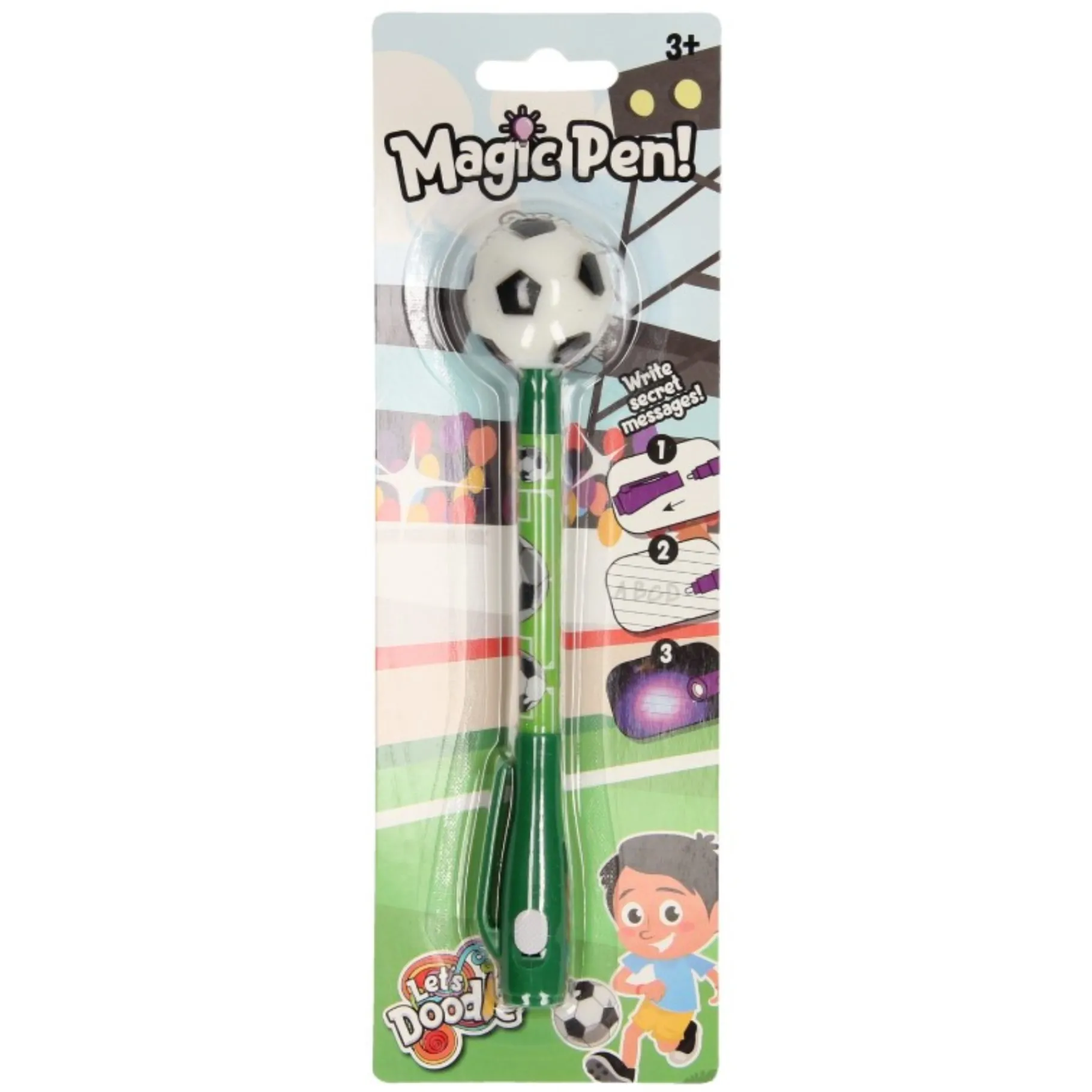 Schrijfwaren|Meisjes> Pen onzichtbare inkt 6 asst.