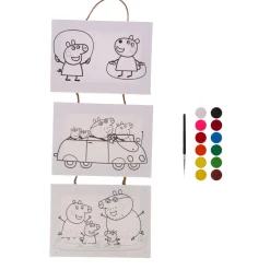 Verven / Schilderen> Peppa Pig Canvas Mini 3 Op Touw