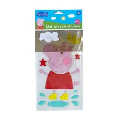 Stickers> Peppa Pig Raamstickers Gel 2 Assorti