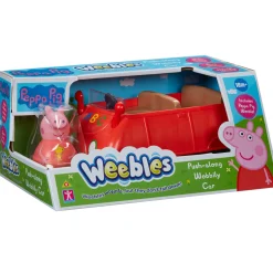 Speelfiguren> Peppa Weebles Push Along Wobbily Car