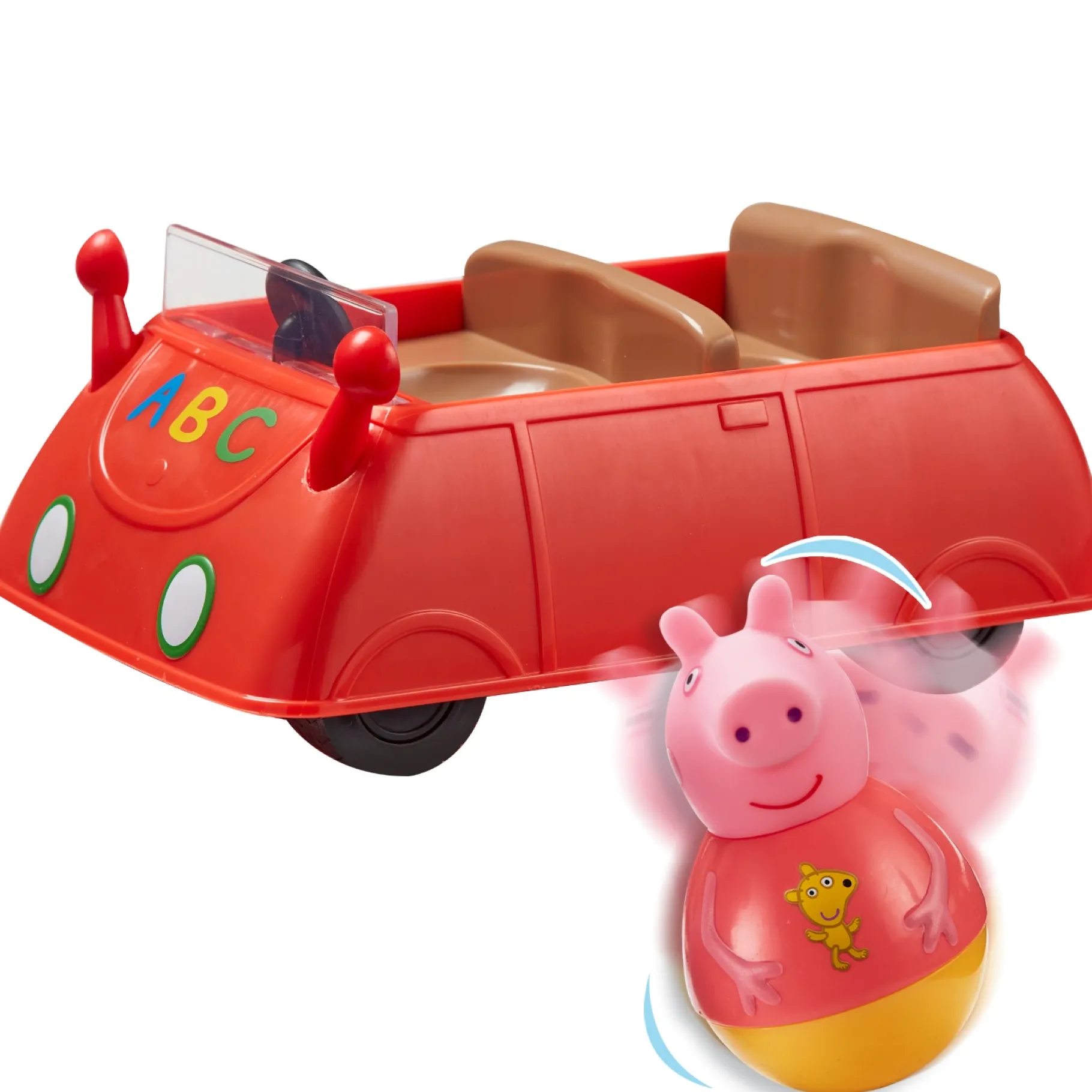 Speelfiguren> Peppa Weebles Push Along Wobbily Car