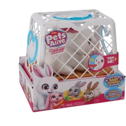 Loopfiguren|Meisjes> Pets Alive Mama En Baby Konijn In Kooi