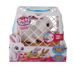 Loopfiguren|Meisjes> Pets Alive Mama En Baby Konijn In Kooi