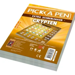 Dobbelspellen> Pick a Pen Crypten Scoreblok