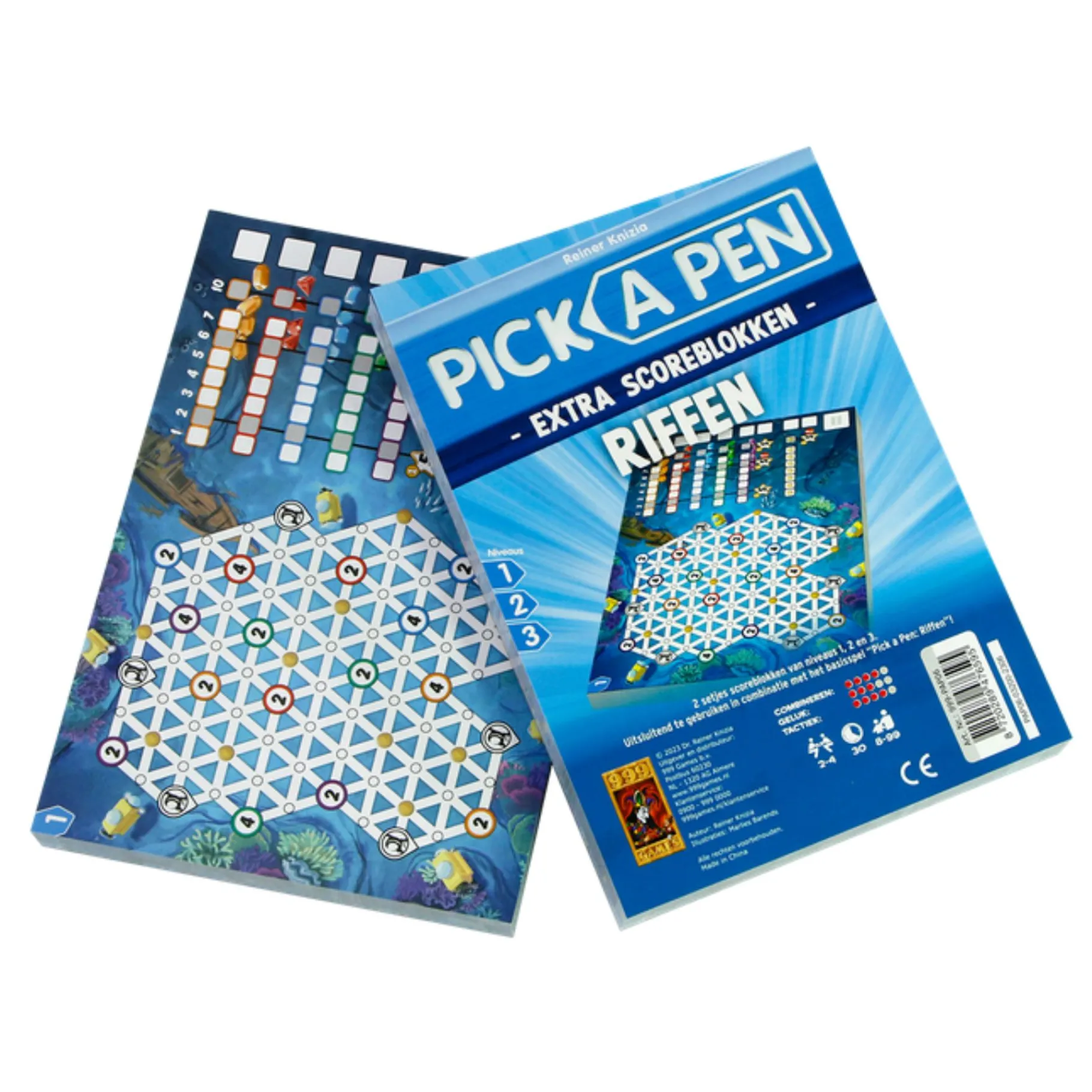 Dobbelspellen>999-games Pick a Pen Riffen Scoreblok