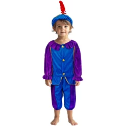 Jongens|Verkleden> Pietenpak Paars/Blauw 110-116 Cm