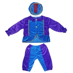 Jongens|Verkleden> Pietenpak Paars/Blauw 110-116 Cm