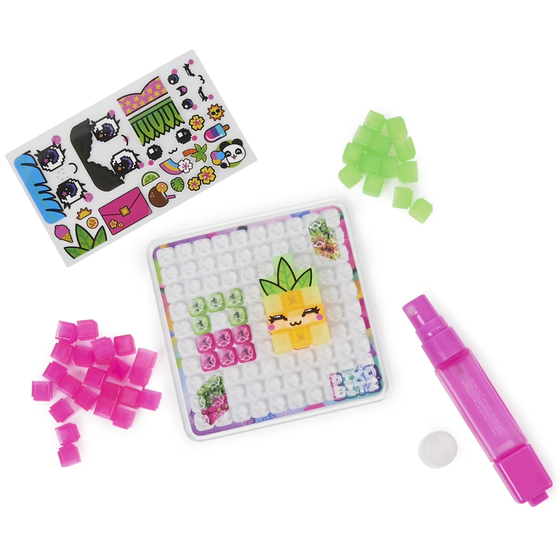 Knutselsets>Spinmaster Pixobitz Clear Sparkly Feature Pack 150 Stuks