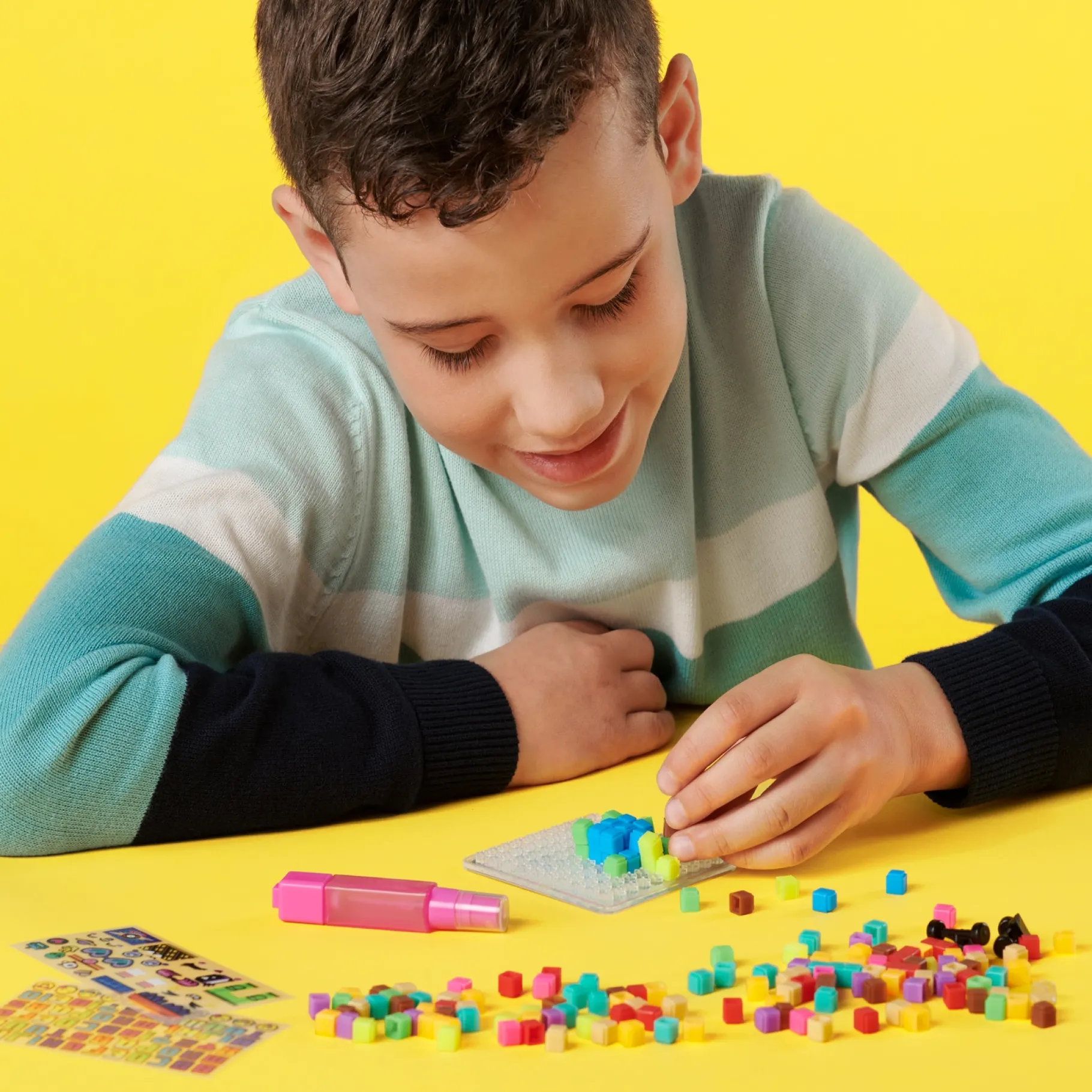 Knutselsets>Spinmaster Pixobitz Clear Sparkly Feature Pack 150 Stuks