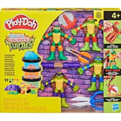 Klei> Play-Doh Teenage Mutant Ninja Turtles cowabunga creations