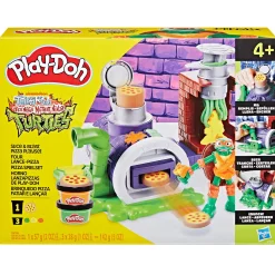 Klei> Play-Doh Teenage Mutant Ninja Turtles slice and blast pizza playset