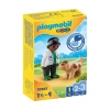 Jongens|Bouwstenen>Playmobil 70407 123 Dierenarts Met Hond