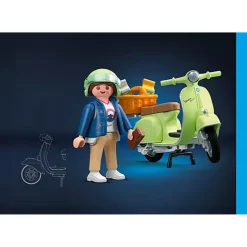 Speelsets|Jongens> PlayMobil 71621 1969 Vespa 150 Sprint Veloce Lichtgroen