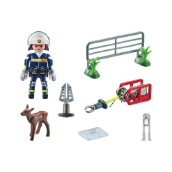 Jongens|Bouwstenen>Playmobil 71467 Action Heroes Dierenbescherming Brandweer