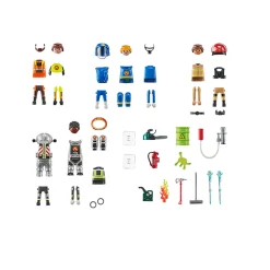 Jongens|Bouwstenen>Playmobil 71468 Action Heroes My Figures Brandweer