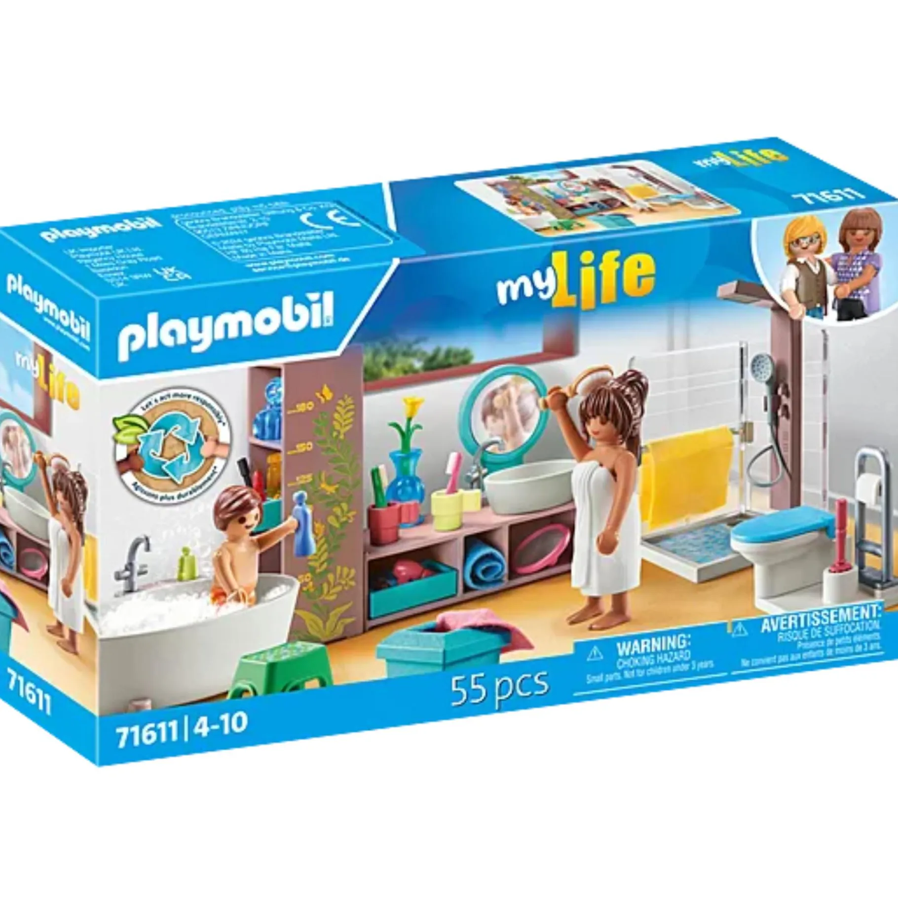 Speelsets|Jongens>Playmobil 71611 Badkamer