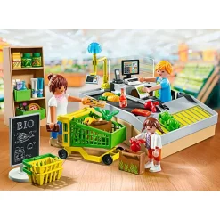 Bouwstenen|Jongens> PlayMobil 71648 Biologische Supermarkt Promo