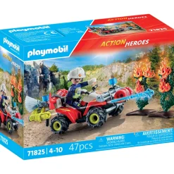 Speelsets|Jongens>Playmobil 71825 brandweer quad