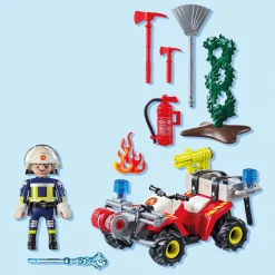 Speelsets|Jongens>Playmobil 71825 brandweer quad