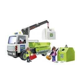 Bouwpakketten>Playmobil 71431 City Glasbak Ophaaldienst