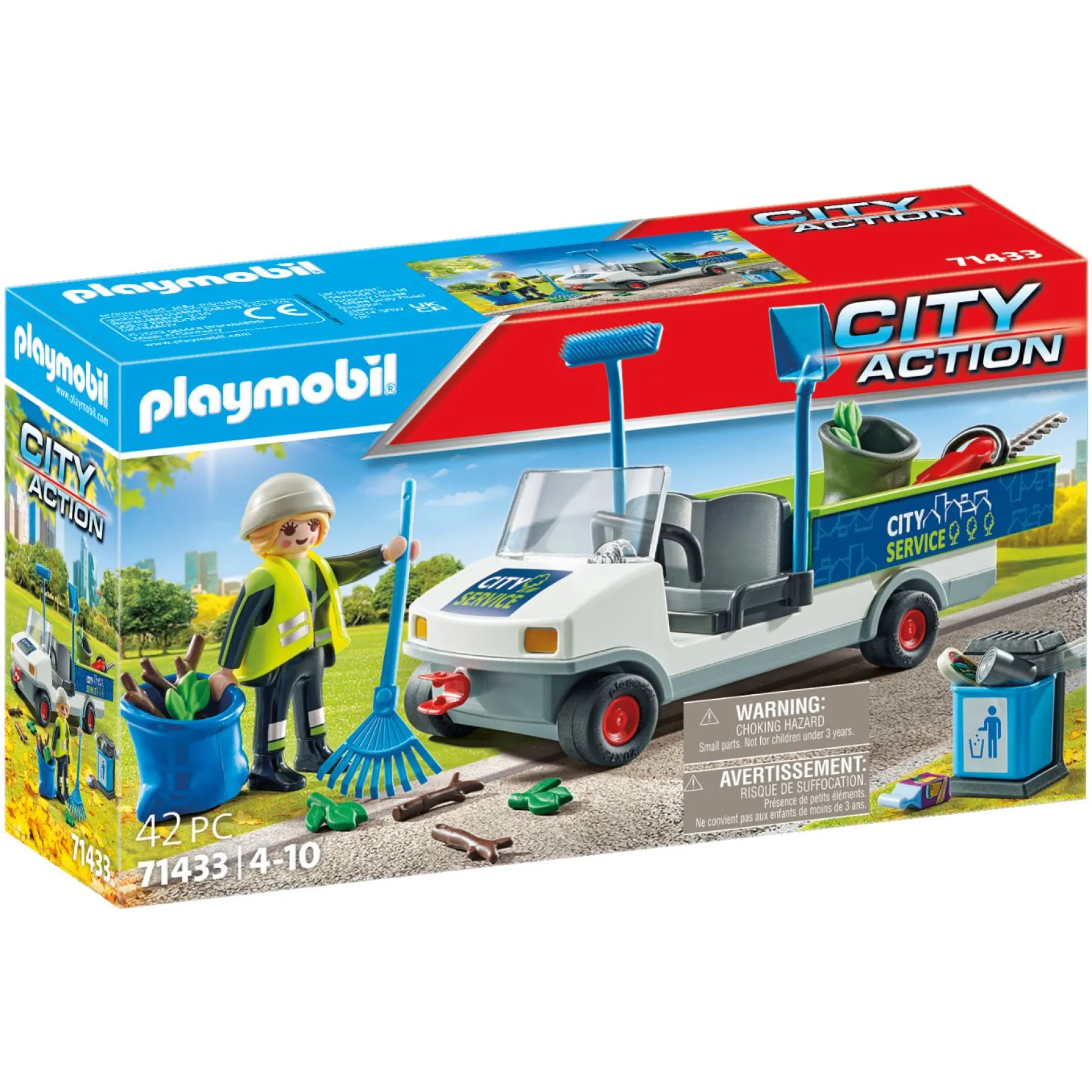 Bouwpakketten>Playmobil 71433 City Machine Straatveger