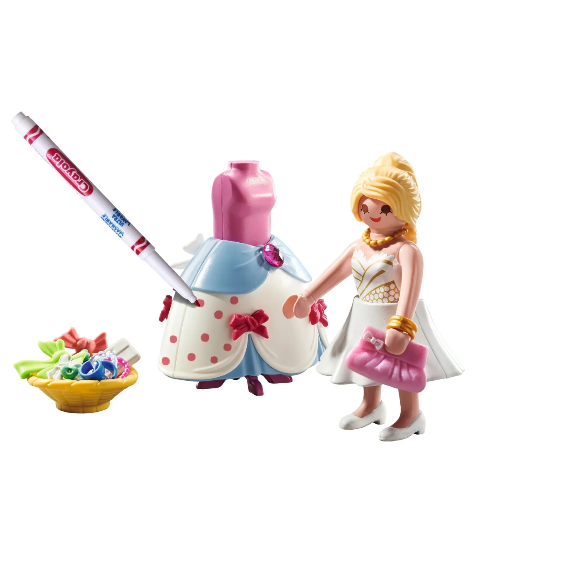 Bouwpakketten> Playmobil 71374 Color Modieuze Jurk