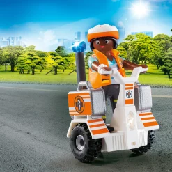 Jongens|Bouwstenen>Playmobil 70052 Eerste Hulp Balans Racer