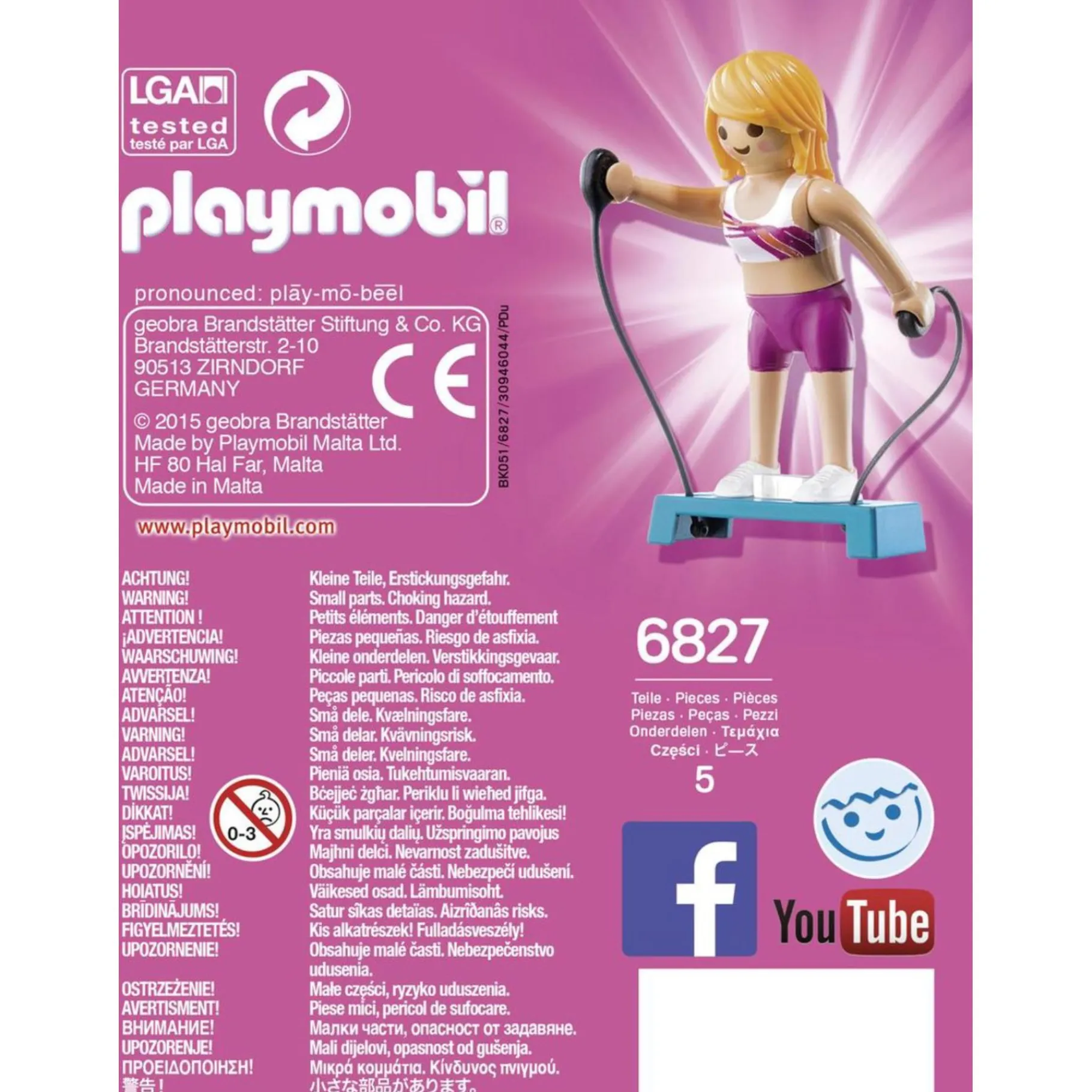 Bouwstenen|Jongens>Playmobil 6827 Fitness Coach