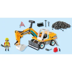 Speelsets|Jongens>Playmobil 71749 grote graafmachine