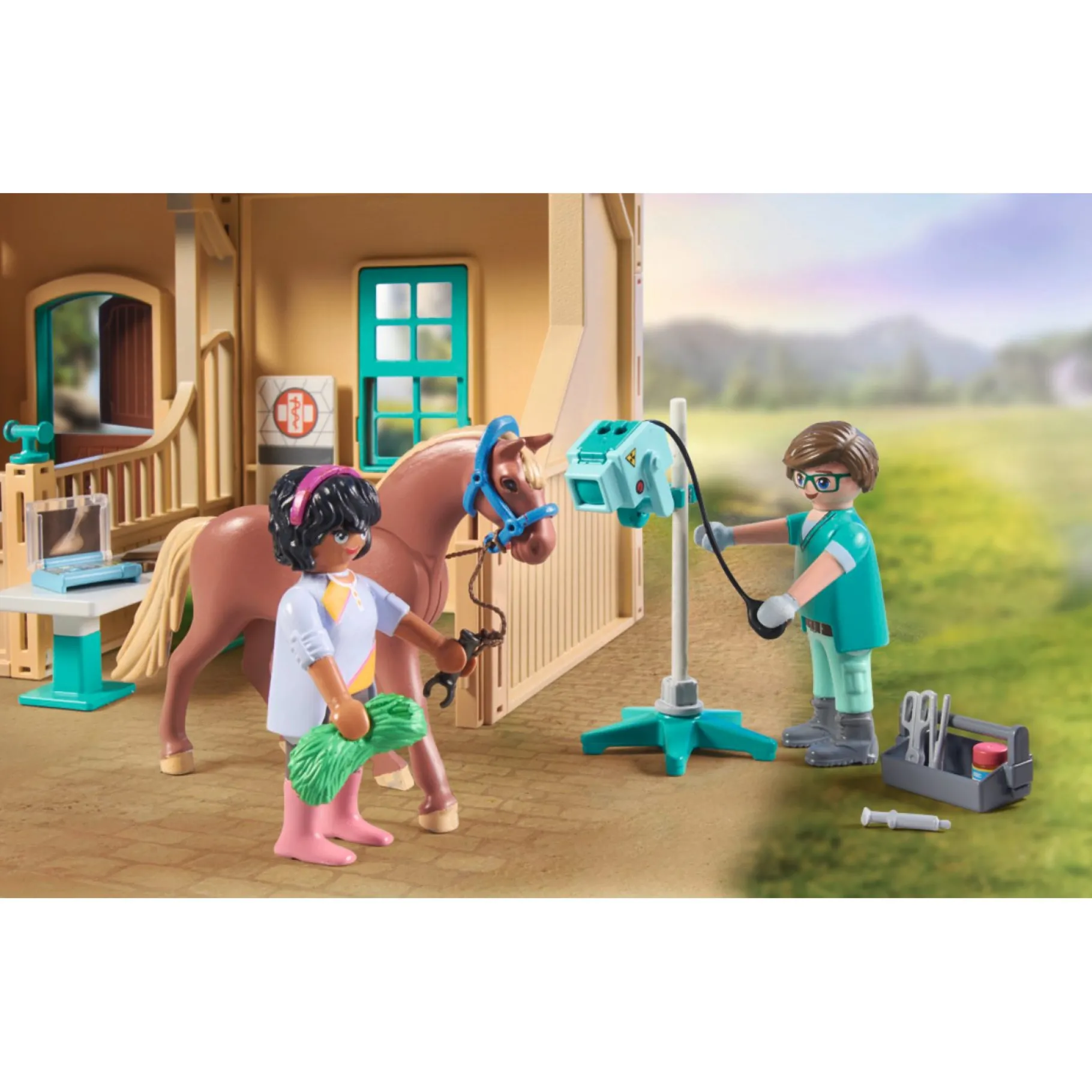 Bouwpakketten>Playmobil 71352 Horses Praktijk En Therapie