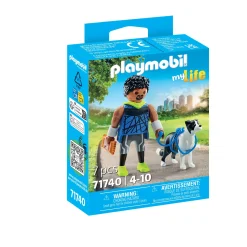 Speelsets|Jongens>Playmobil 71740 jogger met border collie