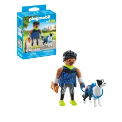 Speelsets|Jongens></noscript>Playmobil 71740 jogger met border collie