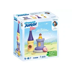 Speelsets|Jongens> PlayMobil 71458 Junior & Disney: Belle's  speeltoren Met Melodie
